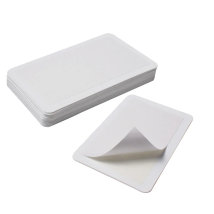 10Pcs White/Pink/Purple Plastic Nail Art Soft DIY Stamping Plate Holder/Backing For 6*12cm/9.5*14.5cm Nail Stamping Plate Backer