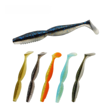 KESFISHING Fishing Lures artificial Soft Silicone Bait Spiner Shad 4 and 5 inchs the Best Bass Pike Add Fish Smell