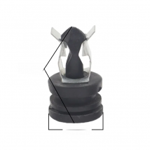 15set Plastic clips For Volkswag Metal Base Fixed Engine Upper Cover Hood Bonnet rubber ring Insulation fasteners