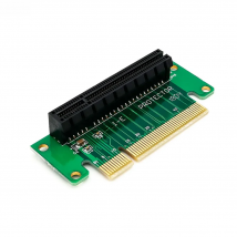 H1111Z PCI-E PCI Express 8X 90 Degree Adapter Riser Card For 1U Computer Case Chassis PC Converter Expansion Card Components NEW