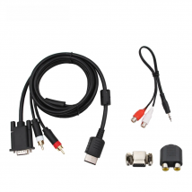 High Definition DC to VGA Cable With 3.5mm RCA Audio Video Adapter  for SEGA Dreamcast Game Console