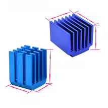 3D Printer Stepper Motor Driver Heat Sinks Cooling Block Heatsink For TMC2100 LV8729 DRV8825 Drive Modules 3D printer parts