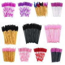 YGirlash Eyebrow Mascara Wand Eyelash Spoolie Brush 50 Pcs/Set Wholesale Disposable Lash Wands Eyelash Extension Brush