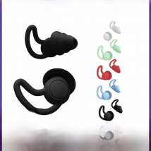 Silicone Sleeping Ear Plugs Sound Insulation Ear Protection Anti-Noise Plugs Travel Soft Noise Reduction Swimming Earplugs