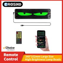 CROSIKO K6 Smart Car LED-Anzeigetafel - Flexibles Lauftext-Schild Bluetooth APP Programmierbares Anzeigesystem für Auto-Heckscheibe