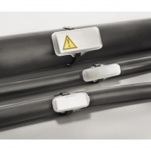 20pcs/lot Waterproof Cable Tie Marker Holder Case Plastic Wire Sign Labeled Tag Display Identification Box Wiring Accessories