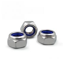 Left hand thread DIN985 Self lock nut M4 M5 M6 M8 M10 M12 M14 M16 Stainless Steel A2 Nylock SUS 304 Locking nut