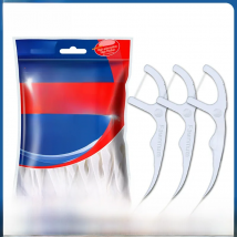 Fawnmum 100pcs Dental Floss Flosser Picks Toothpicks Teeth Stick Interdental Brush Tooth Cleaning Dental Floss Pick Oral Care