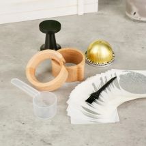 Reusable Coffee Pods Seal Kit Compatible With Vertuo Makers Reusable Pods With Foil Seal Lids Filling Holder And Tamper