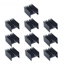 Aluminum Heat Sink TO-220 Mosfet TO 220 Heatsink Cooler Radiator for MOS LM317 L7805 L7812 L78XX Transistor Set IRFXX - 10pcs