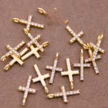 10pcs Mini Religion Cross Charm Pendants For Bracelet Necklace Jewelry Accessories Diy Jewelry Making