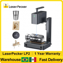LaserPecker Maszyna laserowa 450nm Przenośna maszyna laserowa grawerująca CNC z ręcznym 2K 5W Bluetooth do metalu i plastiku LP2