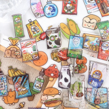 40 pcs/pack 24-hour convenience store series Decorative PVC Stickers Scrapbooking Stick Label Diary Stationery Album sticker