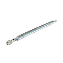 10 Sections FM Radio Antenna Telescopic 1.2m Stainless Steel Aerial SMA/Inner Thread/Flat/BNC/F/TV Connector