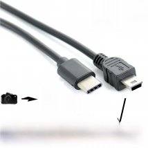 TYPE C to mini usb OTG CABLE FOR canon 550D 600D 650D 500D 450D 60D 400D 1000D Camera to phone edit picture video