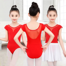 Red Girls Ballet Dress For Children Girl Dance Clothing Kids Ballet Costumes For Girls Dance Leotard Girl Dancewear Bodysuit