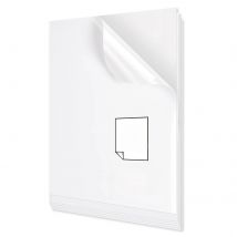 10/20Pcs A4 Glossy Vinyl Stickers Self-Adhesive Waterproof White Inkjet Compatible Printable Label Paper for Home & Office