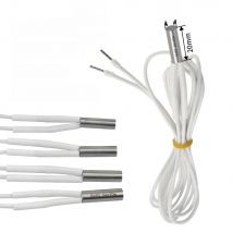 2pcs 3D Printer Parts Cartridge Heater 12V 24V 60W 70W 80W High Power Heating Rod 1M 6*20mm For MK8 V6 Volcano Hotend Ender 3