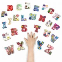 Single Large Letter Mold A To Z Mold Alphabet Silicone Word Initial Mold Large Clear Resin Mold Epoxy Resin Craft Supplies