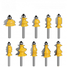 LA VIE 1 pc 8mm Shank Architectural Molding Handrail Router Bit Casing Base CNC Line Woodworking Cutters Face Mill