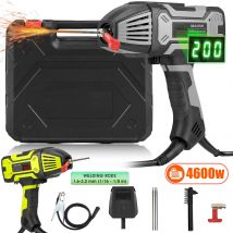 4600 W Handschweißgerät 1,6–3,2 mm 220 V elektrisches Haushalts-Lichtbogenschweißgerät, tragbares automatisches digitales intelligentes Werkzeug