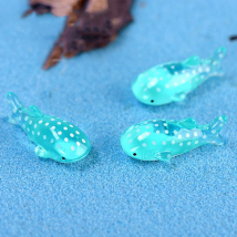 5 Pcs Large Spotted Shark Mediterranean Style Resin Decoration Micro Landscape Creative Decorative Ornaments