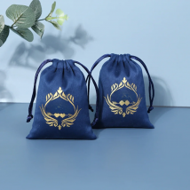 100 bulk Personalized Logo Print Drawstring Bags Velvet Jewelry Packaging Pouches Rings Earring Bracelet Tarot Flannel Gift Bag