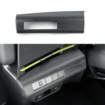 Wood Grain Headlight Adjustment Switch Button Panel Cover For Hyundai Kona 2024 2025 Interior Accessories LHD
