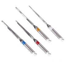 4Pcs/Box Dental Instrument Metal Fiber Post Expander Drills Reamers Endodontic Root Canal Files F Drills Dentistry Material
