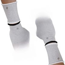 TENS Conductive Silver Fiber Gloves Socks Bracers Acupuncture Body Massage Tool Digital EMS Electro stimulation Hand Massager