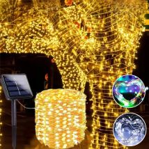 Solar String Fairy Light Ultra Long Outdoor Festoon LED Copper Waterproof Christmas Garland Decoration Garden Solar Lamp Decor