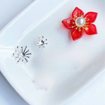 20pcs Pistil Stamen Shape 10mm 15mm Copper Metal Loose Beads Lot for Jewelry Making DIY Flower Findings