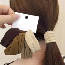 4/5PCS Women Elastic Hair Rubber Bands High Quality Girls Hair Bands Hair Scrunchies Fashion Hair Accessories Hair Gum/Ties