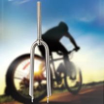 TiTo Gr.9 MTB Titanium Mountain Bike Front Fork Round Shoulder 3AL/2.5V Bicycle Fork  PM / IS Mount