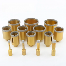 Marble Tile Hole Saw M10 Thread Brazed Diamond Drilling Core Bit Ceramic Hole Saw Granite Marble Porcelain Brick Drill Bit Tools