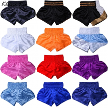 Muay Thai Shorts Mma Boxing Clothing Men's Women's Kids Workout Bodybuilding Gym Sports Training Shorts Fight Kickboxing Pants