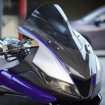 Motorcycle Visor Windshield Windscreen Fit For YAMAHA YZF R125 R15 V3.0 R15M 2017 2018 2019 2020 2021 Double Bubble