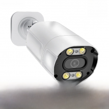 4K 8MP H.265 IP Camera POE Security Surveillance Camera Metal ONVIF Two Way Audio Double Light Color Night Waterproof CCTV Video