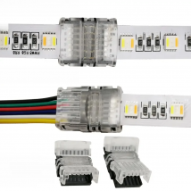 5pcs 6Pin 6-Pin LED Connector Strip to Wire or Strip to Strip Connection Use Terminal for IP20 IP65 Waterproof RGB+CCT LED Strip