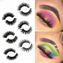 AMAOLASH False Eyelashes 3D Mink Lashes Luxury Handmade Mink Eyelashes Natural Long Eye Lashes Thick Fluffy False Lashes