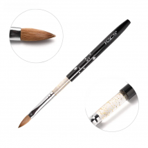 KADS Size 8# black Kolinsky Sable Brush.Professional kolinsky sable acrylic nail brush for acrylic brush