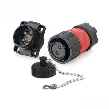 Cnlinko YM20 M20 Industrial Waterproof 2 3 4pin Circular Plug Panel Socket Power Connector for Chemical Agricultural Equipment