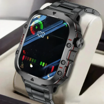 Military Men Smart Watch Bluetooth Call Fitness Clock Heart Monitor 3ATM Swim Waterproof Sport Smartwatch for IOS Android 2025