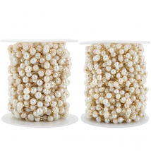 1 Meter Stainless Steel Real Natural Pearl Beaded Chains DIY Necklaces Bracelets Findings Supplies Jewelry Making Accessories