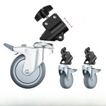 SOONPHO 3 PCS Tripod Wheel Heavy Duty 22 MM Diameter Metal For Photography Photo Century Foldable Light Stand Tripod Magic Leg
