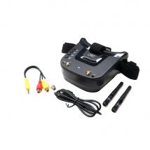JMT LST-009 5.8G 40CH Dual Antennas FPV Goggles Monitor Video Glasses Headset 3 inch 480 X 320 Display for FPV Racing Drone