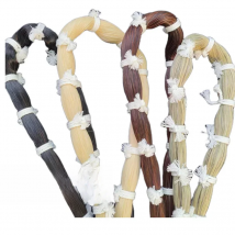 250g Natural Mongolian White Horse Tail Hairs Cello/Viola/Violin Bow Hair, Real Horsehair/Horsetail Brown Gray Black 82-84cm