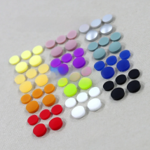 1set For GBA SP Replacement Screw Dust Plug Cover Rubber Plug For Gameboy Advance SP Shell Housing Luminous Rubber