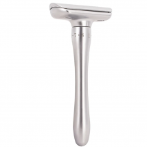 Adjustable Safety Razor Double Edge Classic Mens Shaving Mild to Aggressive 1-8 File Hair Removal Shaver with10 Blades
