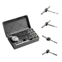Set di cacciaviti manuali di precisione 40/64/66in1 Gruppo magnetico Punta da 1/4 di pollice per la riparazione di telefoni cellulari, computer, fotocamere, biciclette